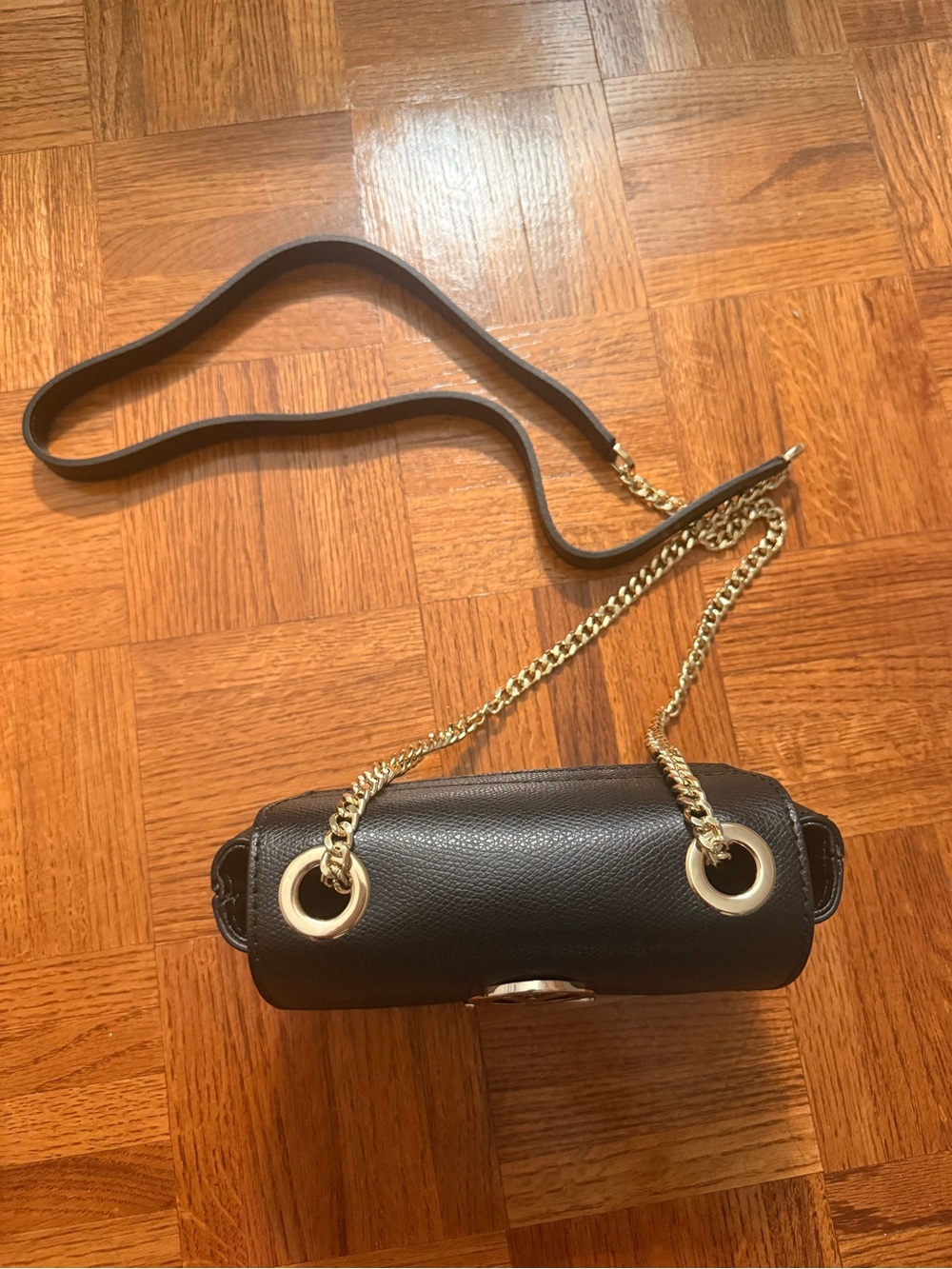 Valentino by Mario Valentino Lola Bonbon black leather crossbody bag - Picture 4 of 5